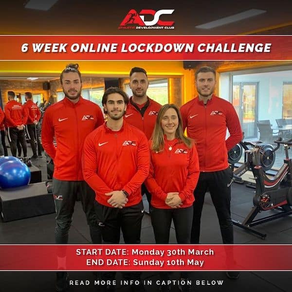 6 Week Online Lockdown Challenge Image