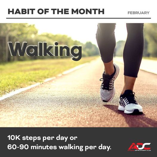 habit of the month walking image